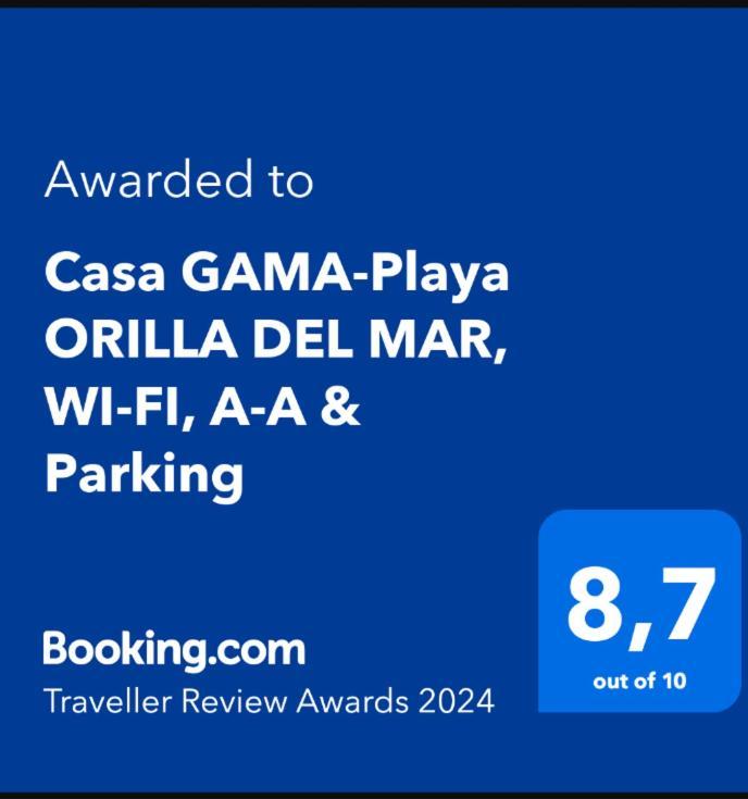 Casa GAMA-Playa ORILLA DEL MAR, WI-FI, A-A&Parking Villa Boxol Kültér fotó